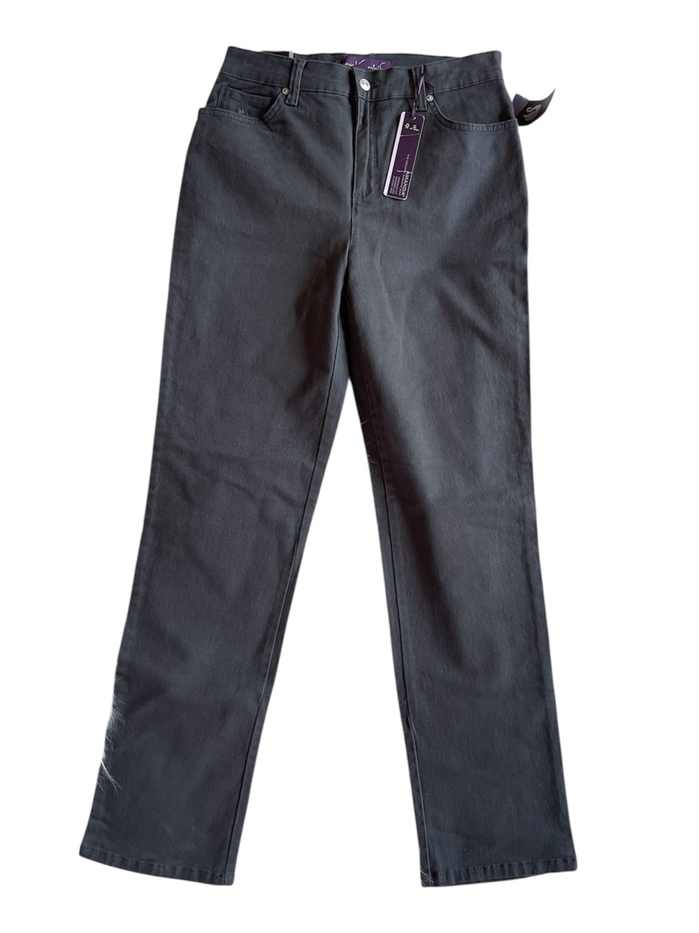 Gloria Vanderbilt Amanda Jean Size 6 Grey
